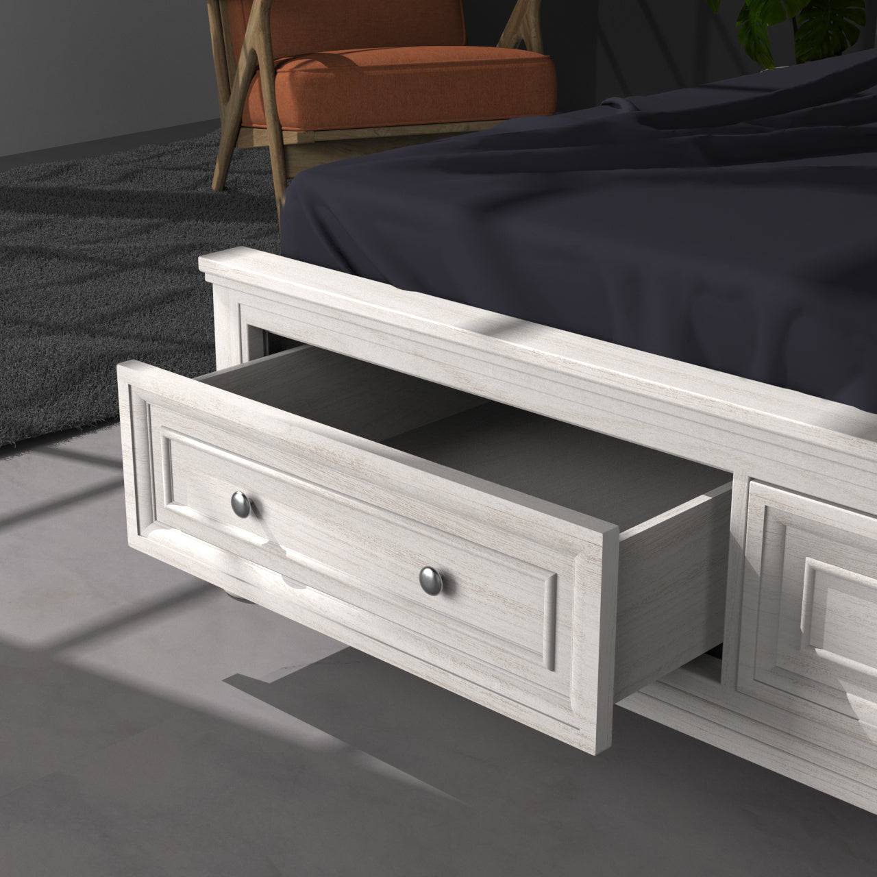 Hale Storage Bed - Solid Wood