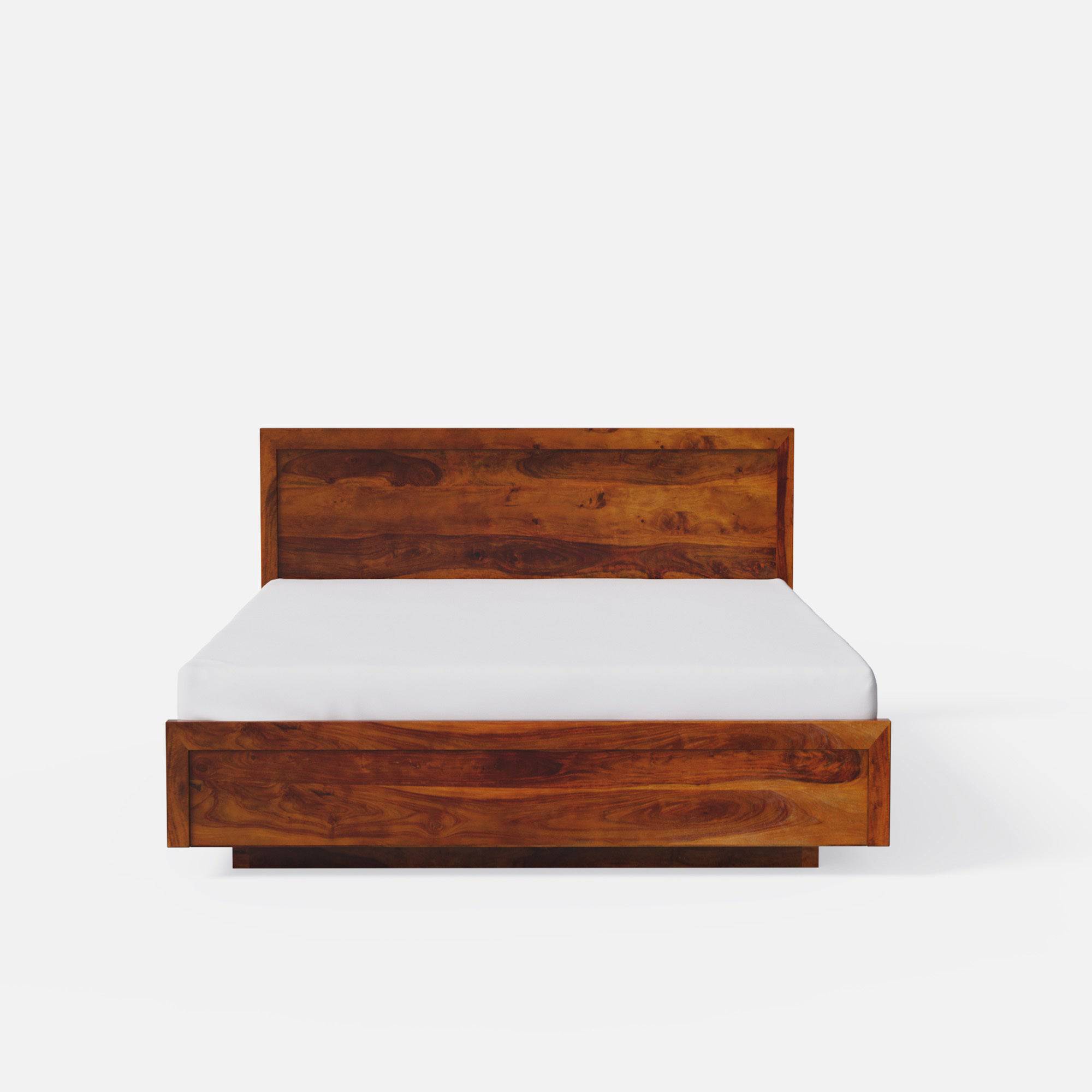 Modluxe Hydraulic Storage Solid Wood Platform Bed