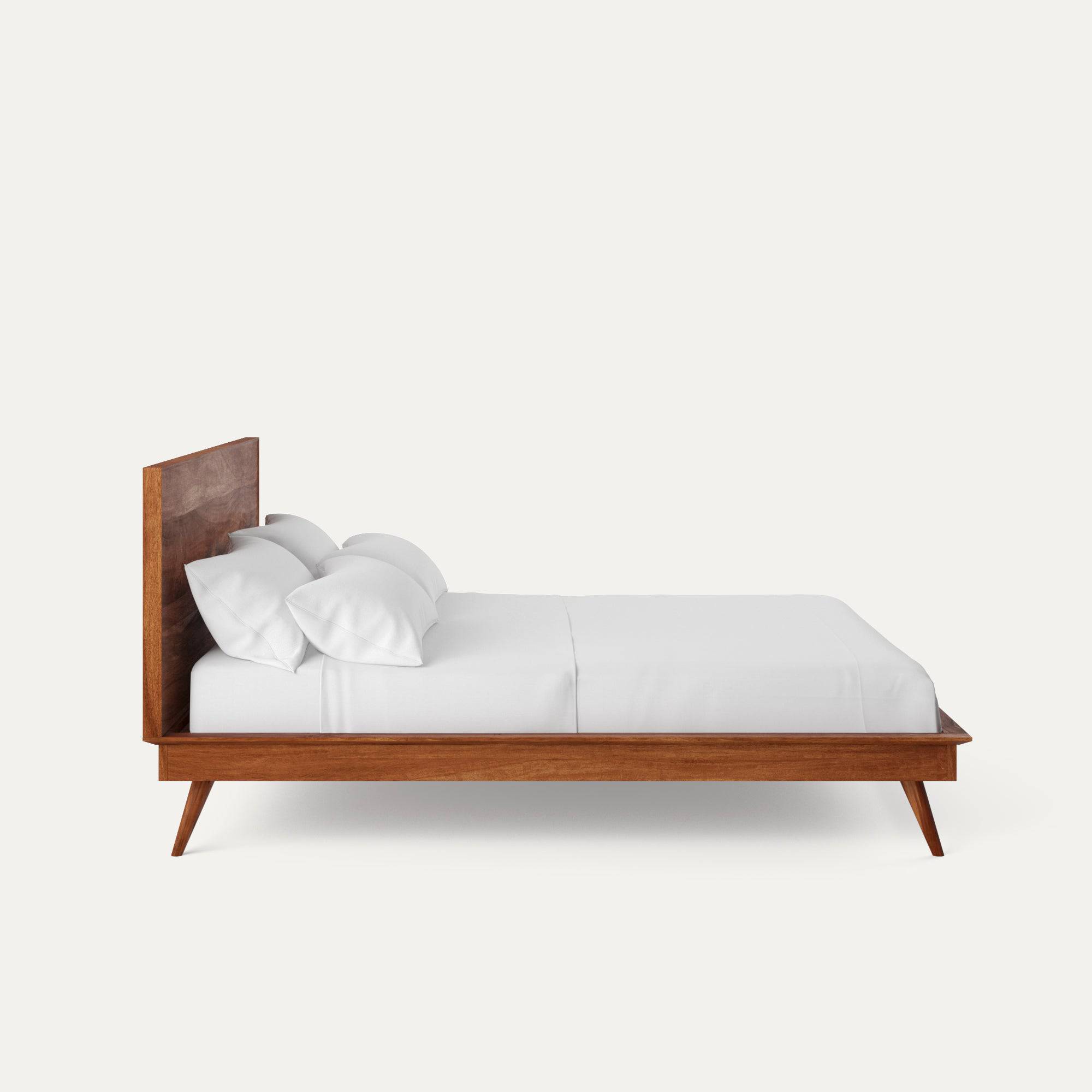 Fran Solid Wood Scandinavian Style Bed