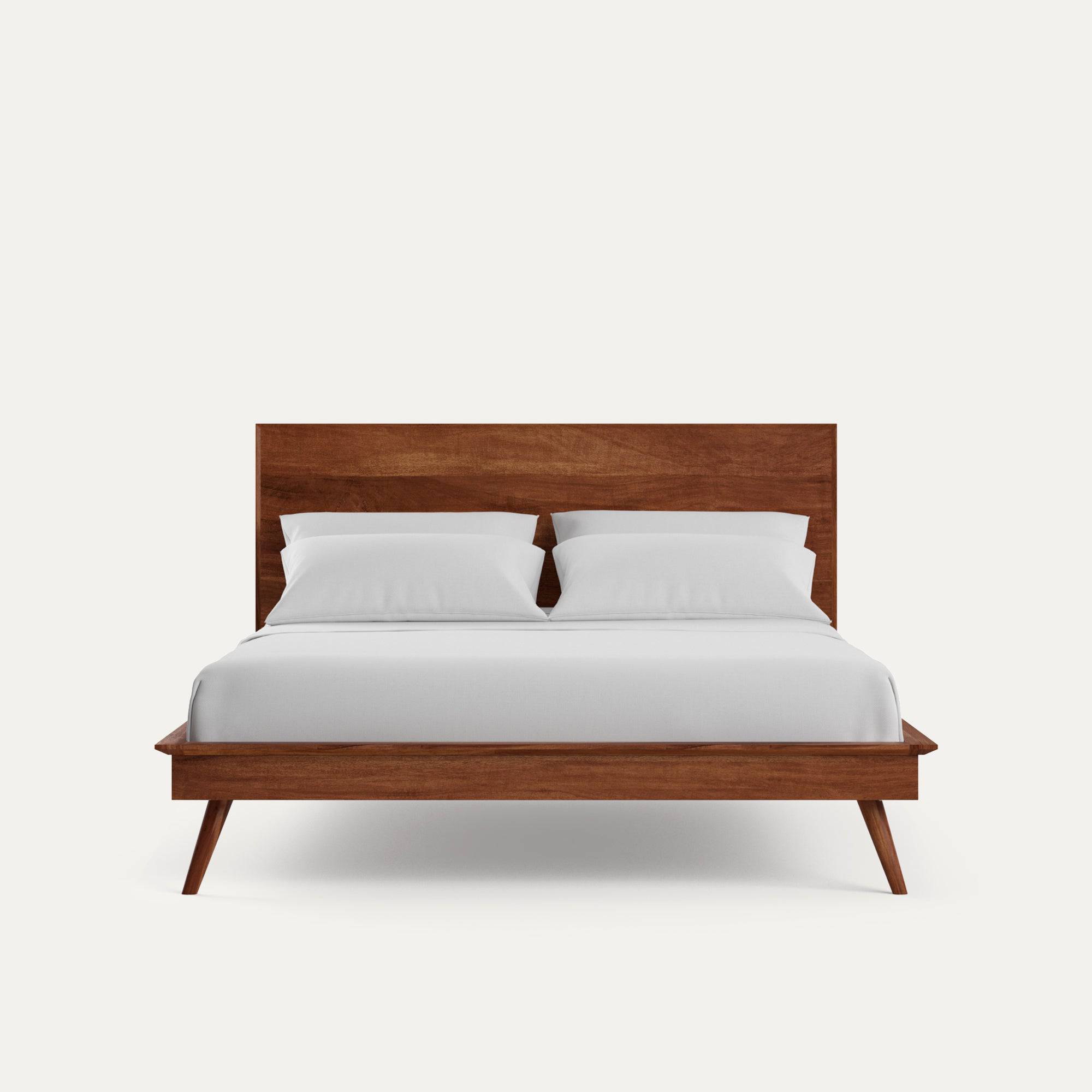 Fran Solid Wood Scandinavian Style Bed