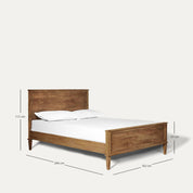 Ingram Solid Wood Mid Century Bed