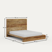 Bay Platform Bed - Solid Wood Beach Style Bed