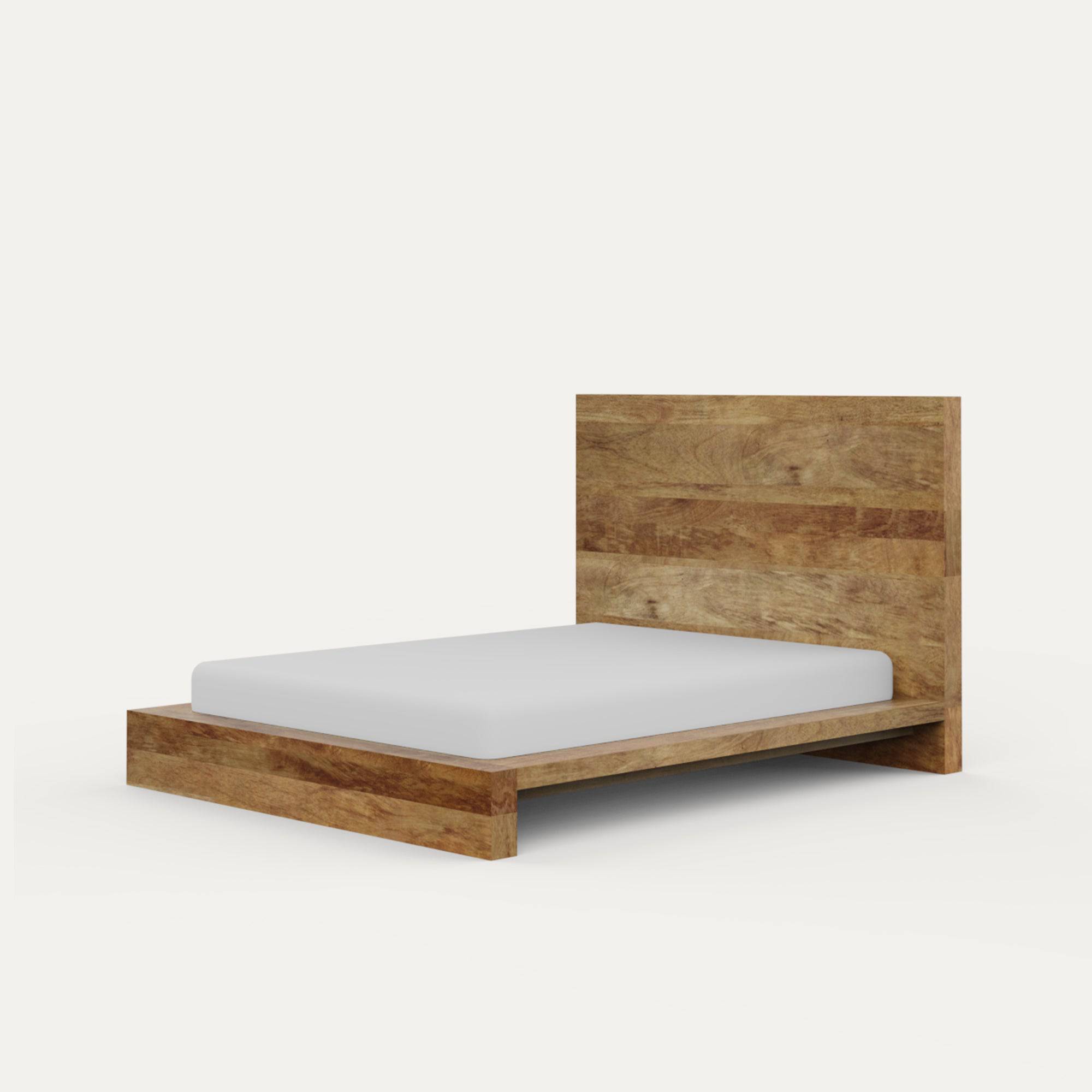 Bay Platform Bed - Solid Wood Beach Style Bed