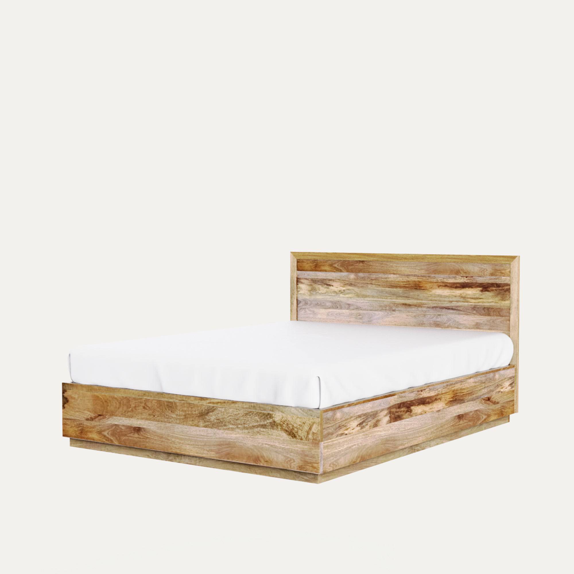 Bran Solid Wood Hydraulic Storage Bed