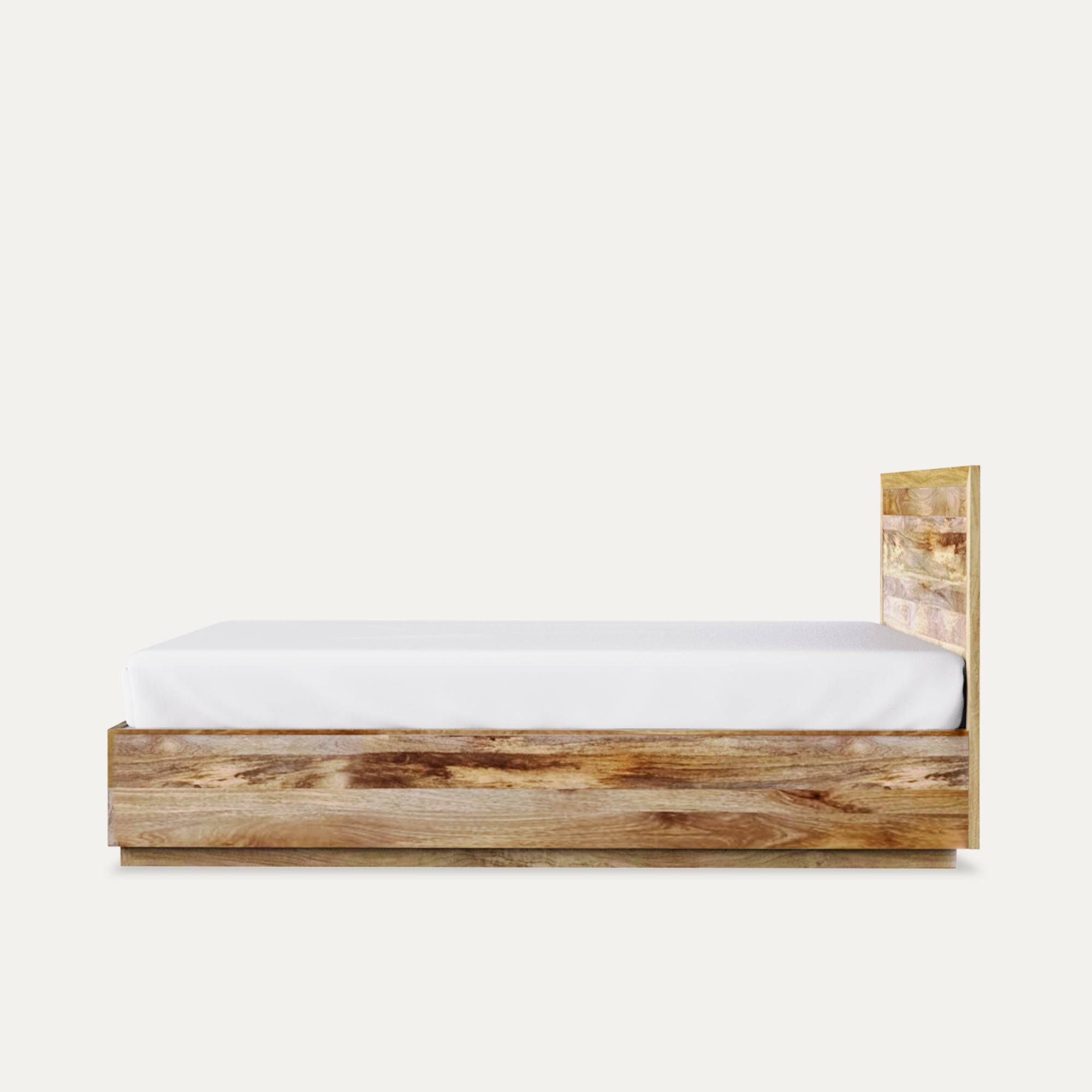 Bran Solid Wood Hydraulic Storage Bed