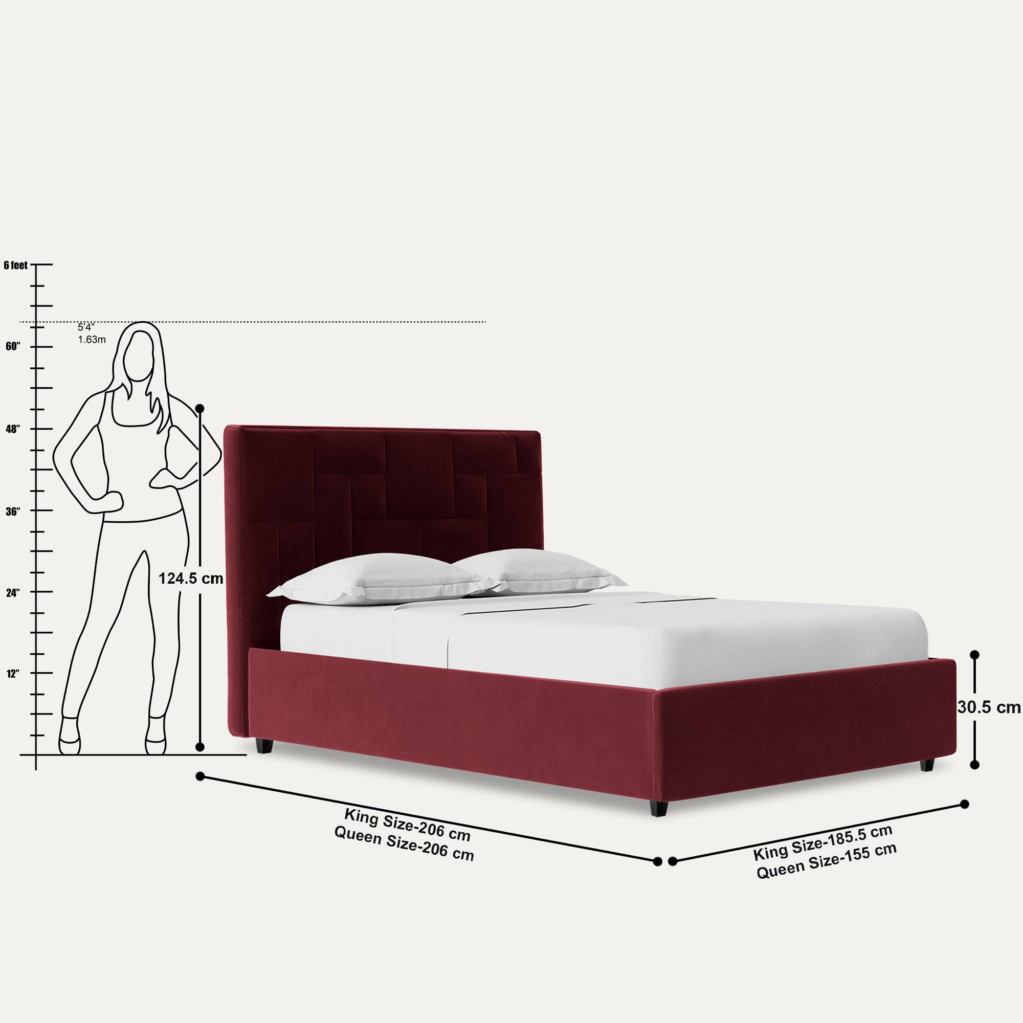 Islay Upholstered Hydraulic Storage Bed