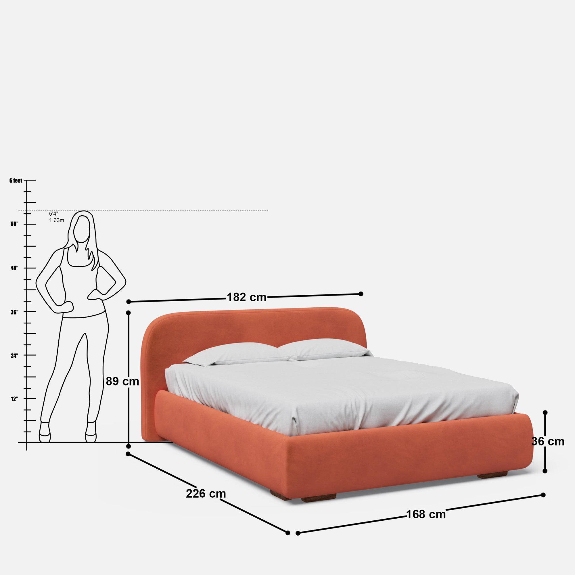 Althea Upholstered Hydraulic Storage Bed