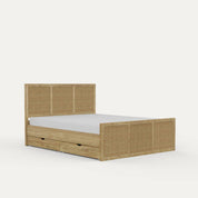 Adelaide Rattan Rollout Storage Bed