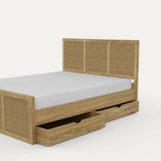 Adelaide Rattan Rollout Storage Bed