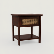Chantel Rattan Mango Natural Bedside Table