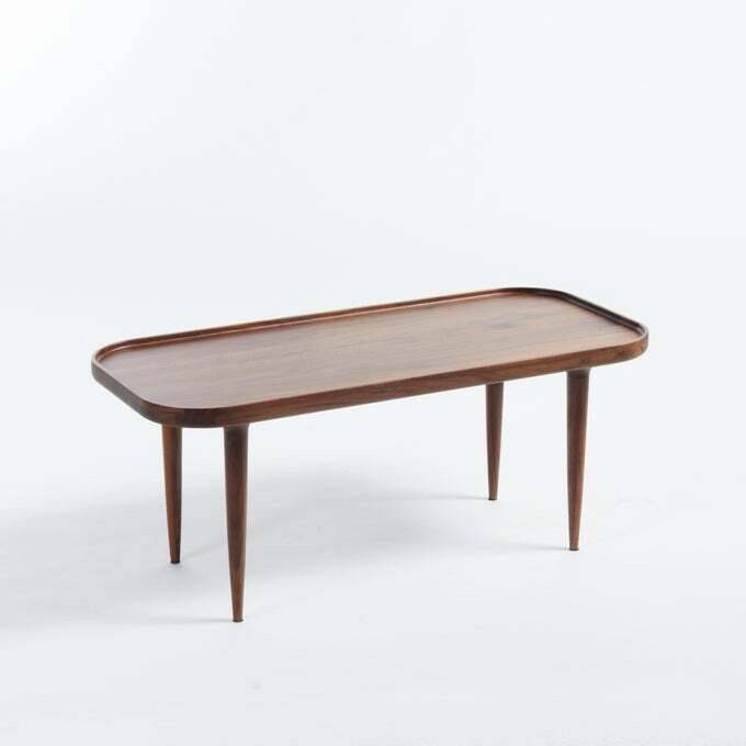 Scandi Rectangle Small Table Craftsmill Summer Small Rectangle Coffee Table - Sleek Scandinavian ...