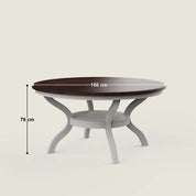 Nantes Round Dining Table Set - 4 & 6 Seater/All Sizes