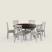 Nantes Round Dining Table Set - 4 & 6 Seater/All Sizes