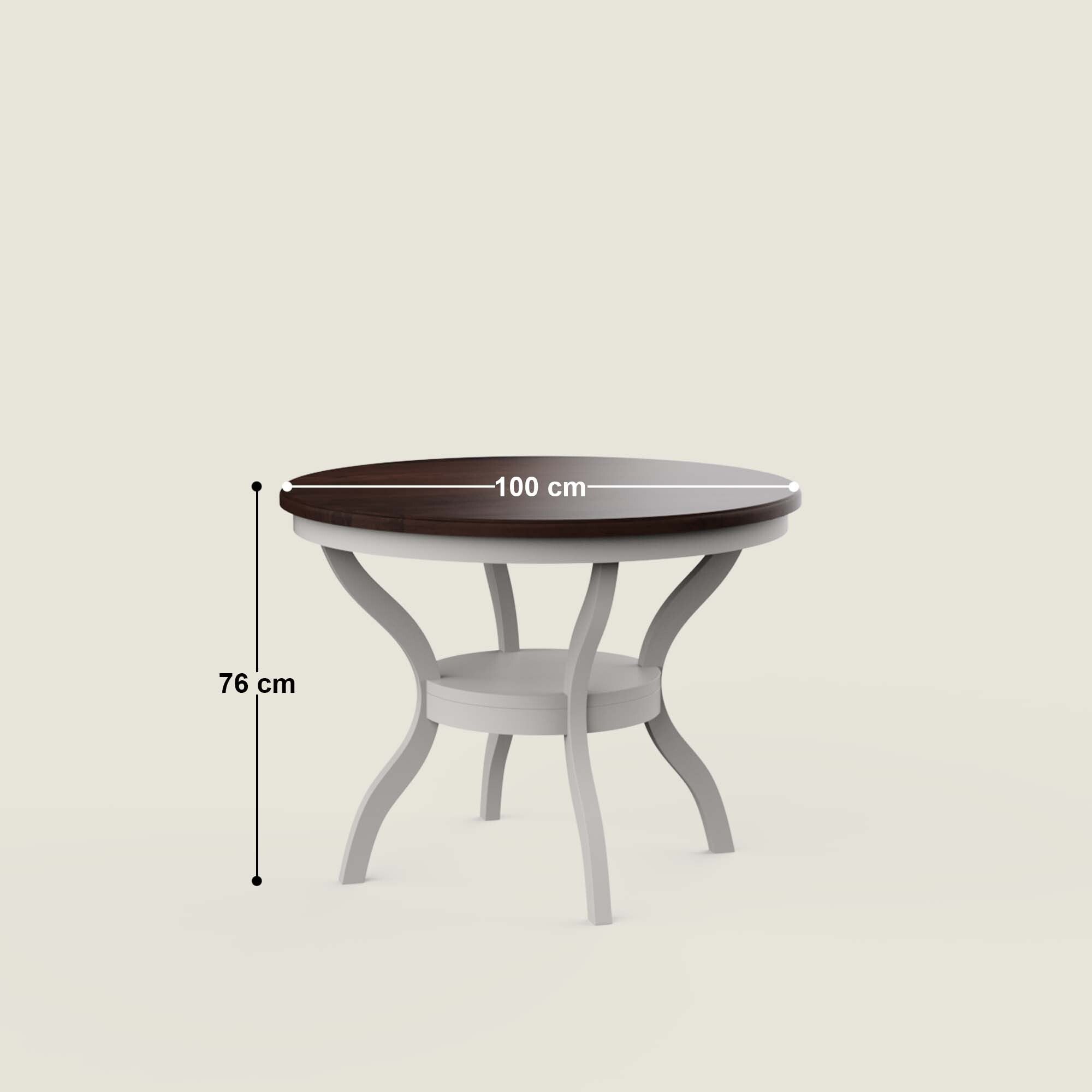 Nantes Round Dining Table Set - 4 & 6 Seater/All Sizes