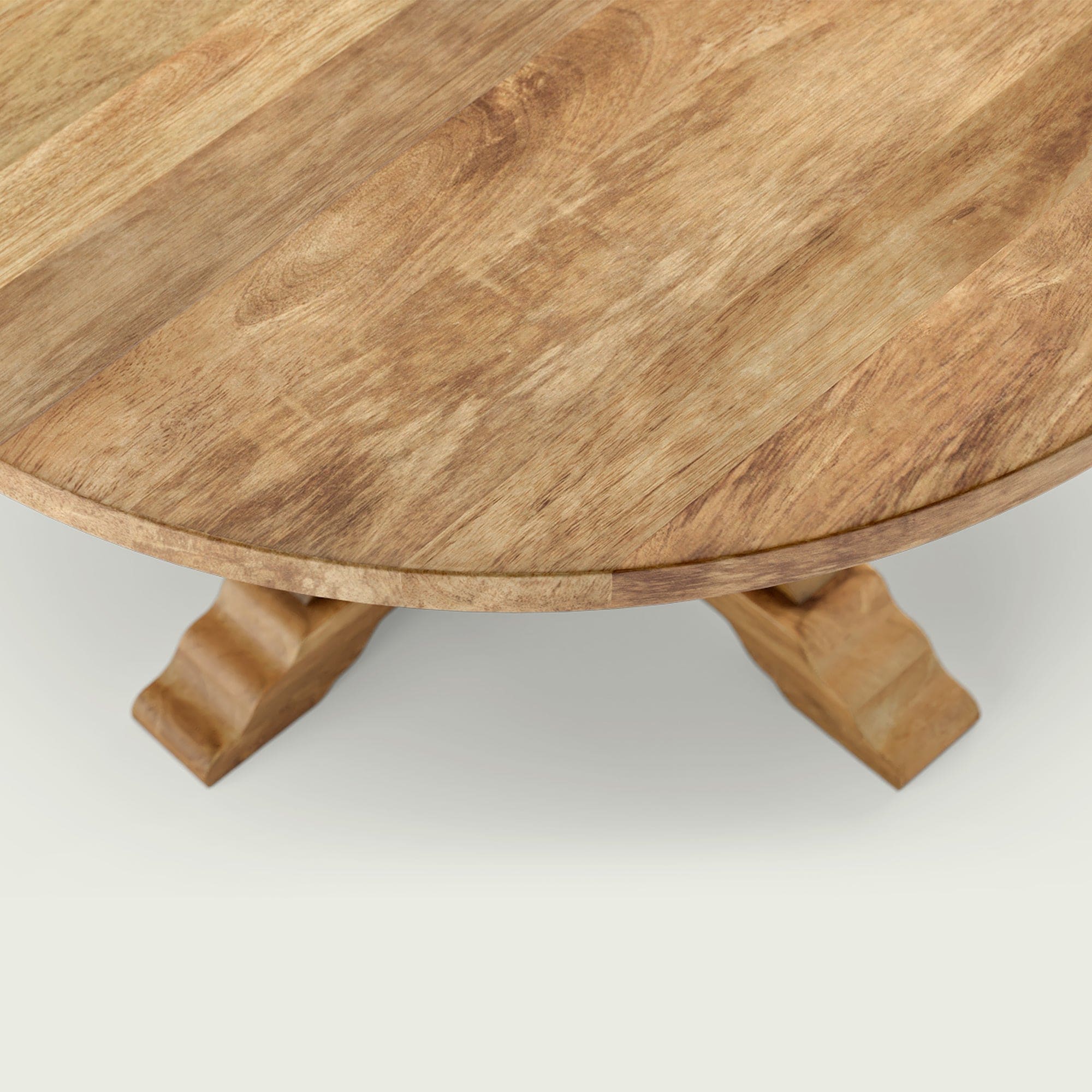 Gable Luxury Round Dining Table - 4 & 6 Seater/All Sizes