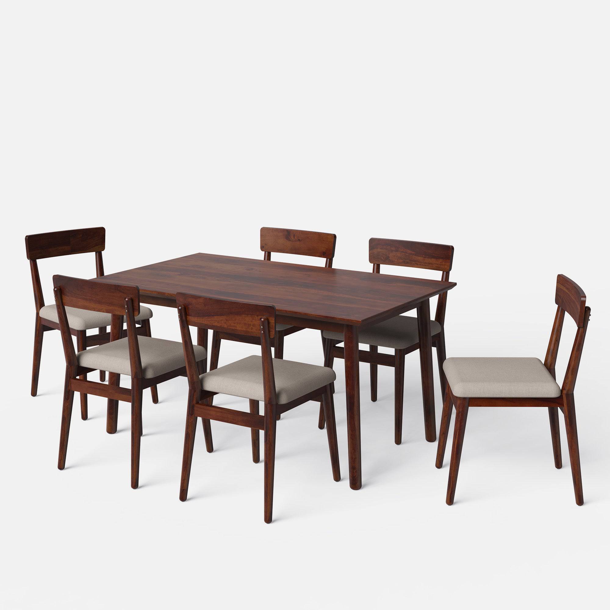 Middleton Dining Table Set - 6 Seater/150 cm Provincial Teak Sheesham