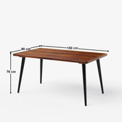 Shelly Luxury Dining Table - 4, 6 & 8 Seater/All Sizes