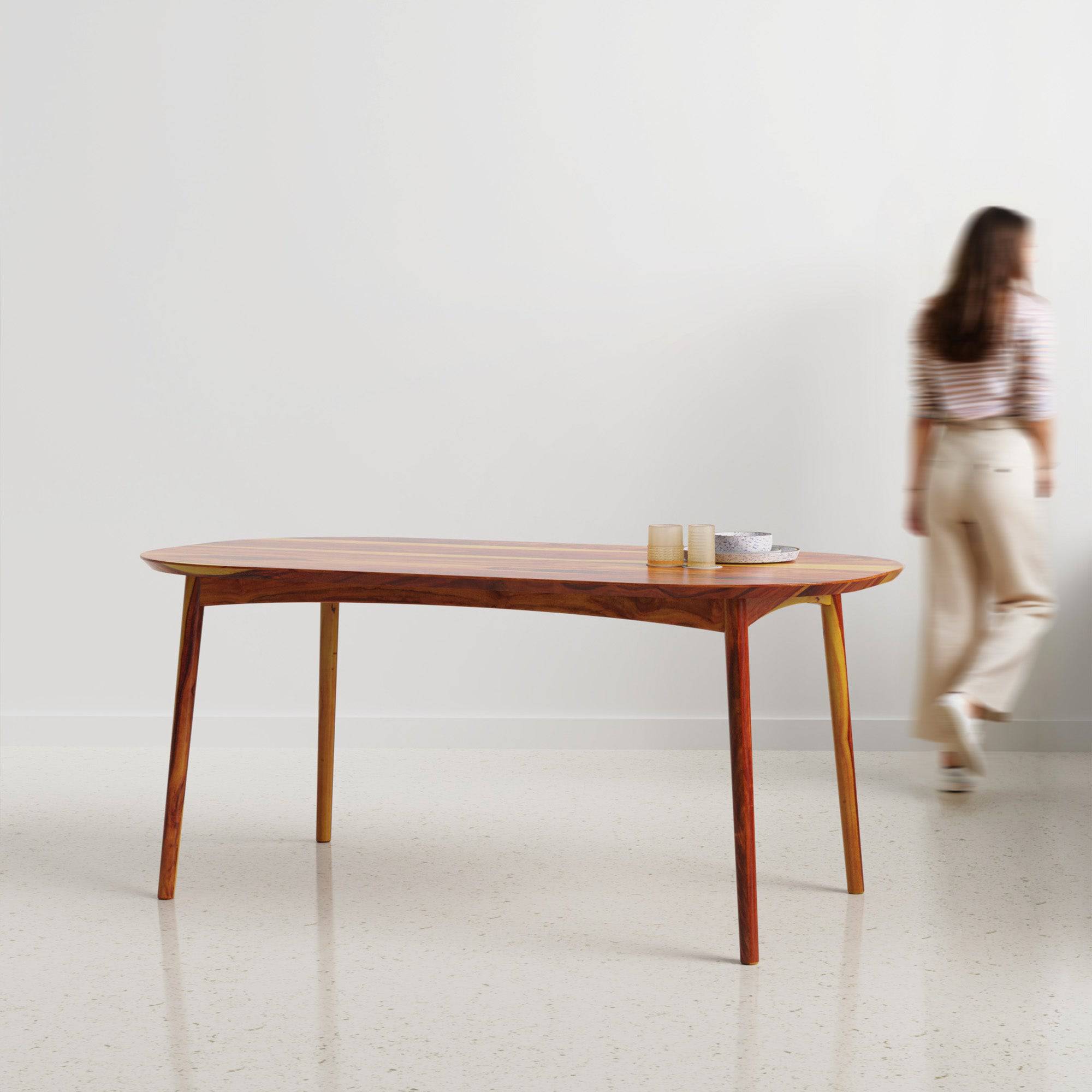 Maya Sheesham Wood Luxury Dining Table - 6 & 8 Seater/175 cm – Crafts ...