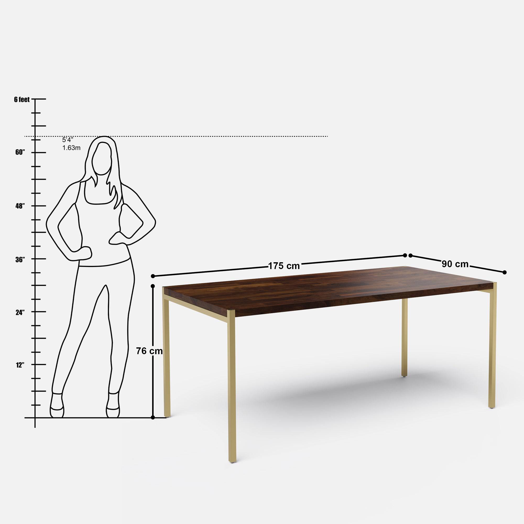 Ansel Luxury Dining Table - 4, 6 & 8 Seater/All Sizes