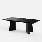 Alejandro Black Luxury Dining Table - 6 & 8 Seater/All Sizes