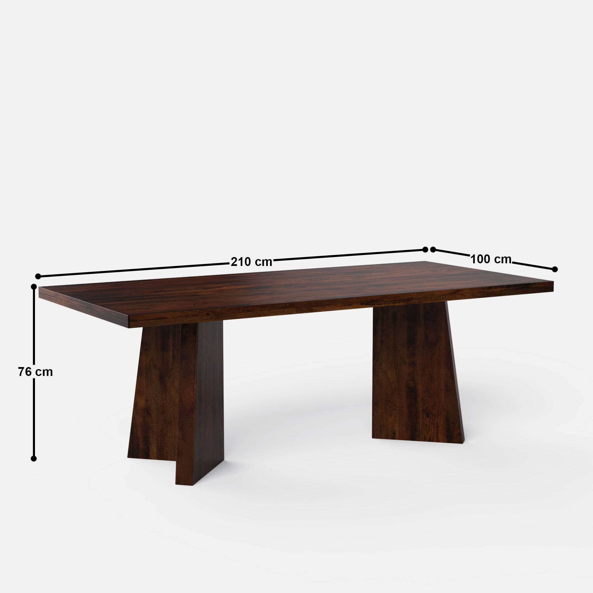 Alejandro Luxury Dining Table - 6 & 8 Seater/All Sizes - Crafts Mill Bespoke Furniture - Dining