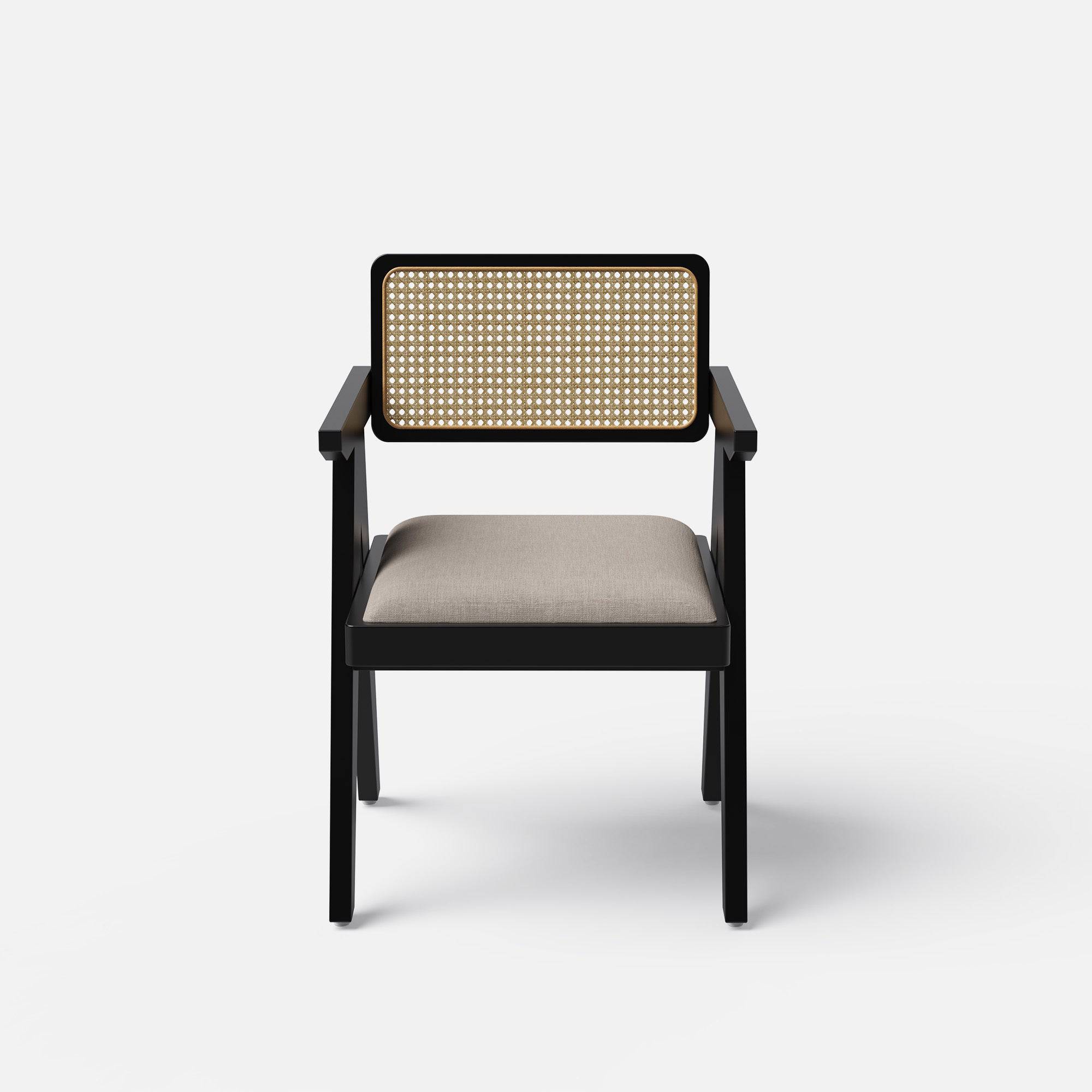 Pierre Rattan Back Chair