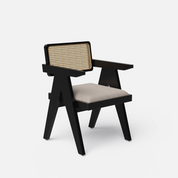 Pierre Rattan Back Chair - Crafts Mill Bespoke Furniture - Dining