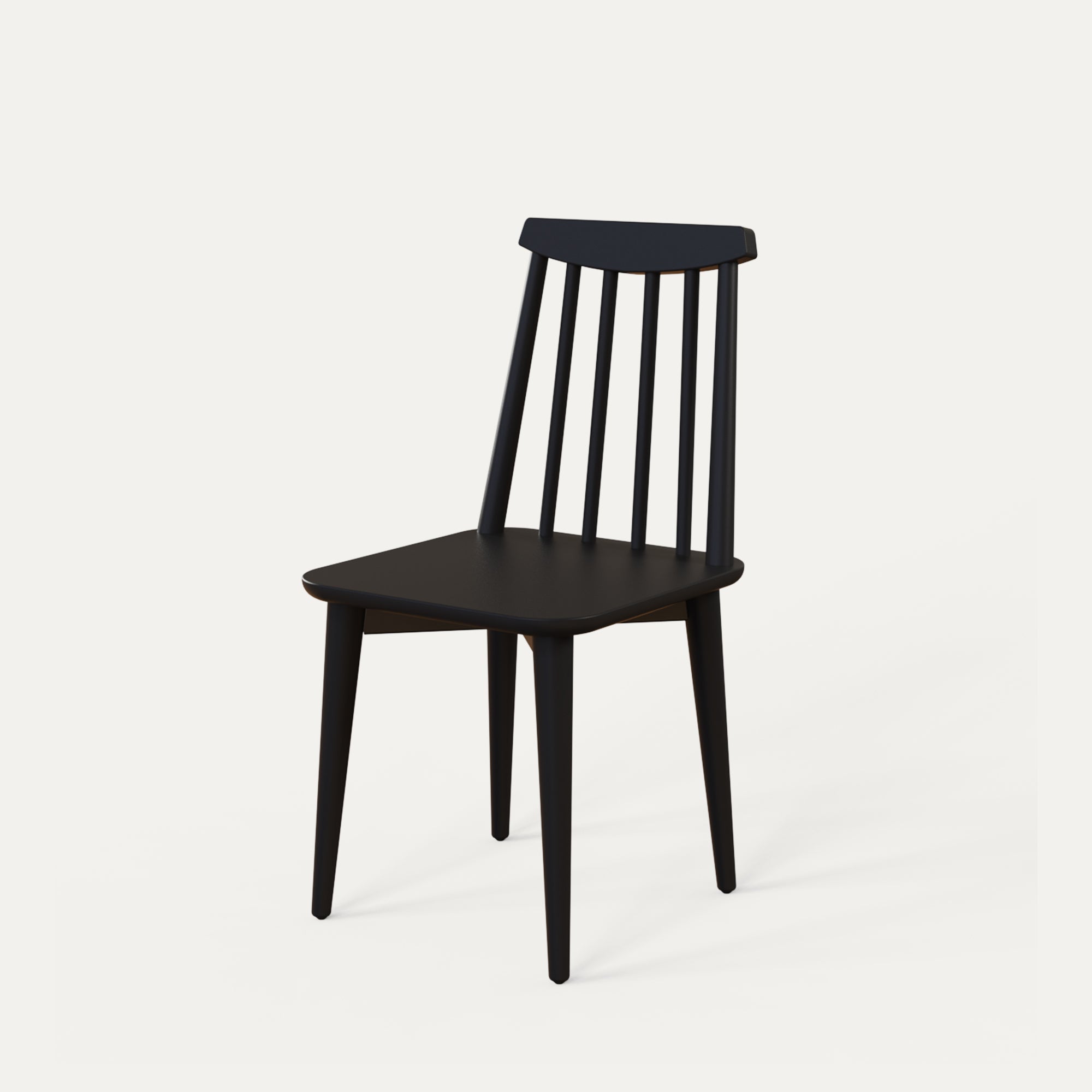 Polly Chair Black - Set of Two