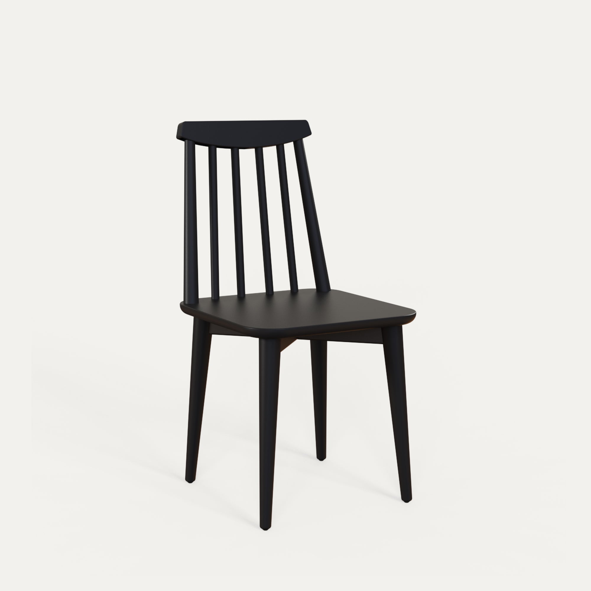 Polly Chair Black - Set of Two