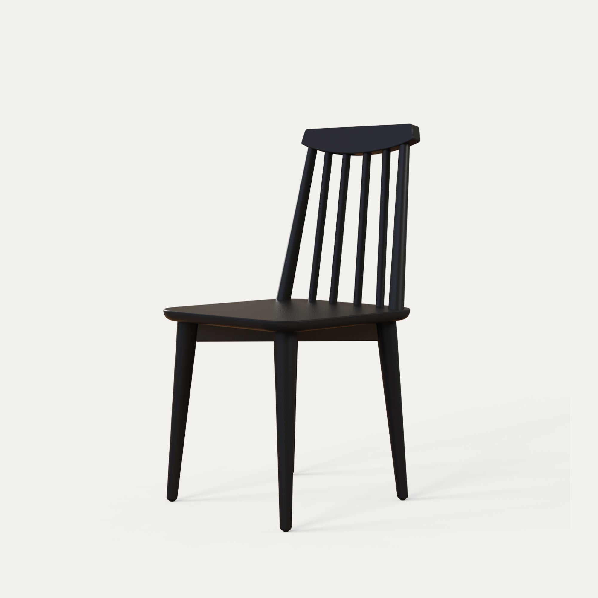 Polly Chair Black - Set of Two