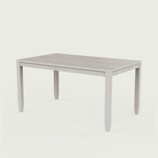 Frampton Distressed White Luxury Dining Table - 6 Seater/150 cm