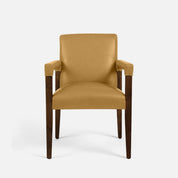 Luna Upholstered Chair - Set of Two - Mustard