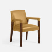 Luna Upholstered Chair - Set of Two - Mustard