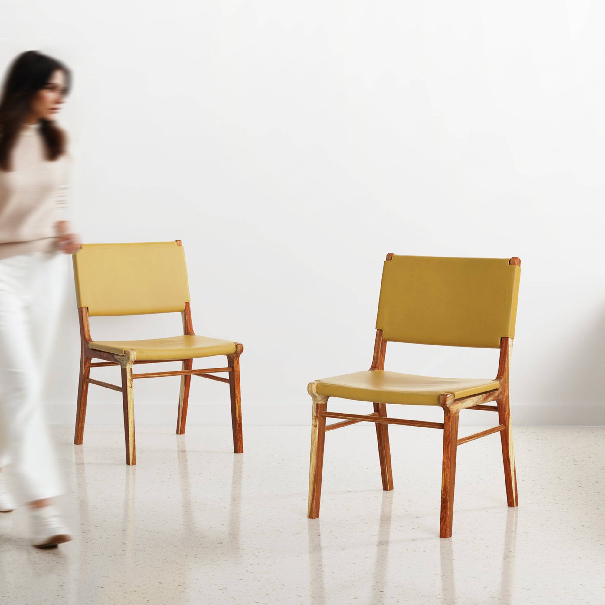 Manor Chair - Set of Two - Mustard