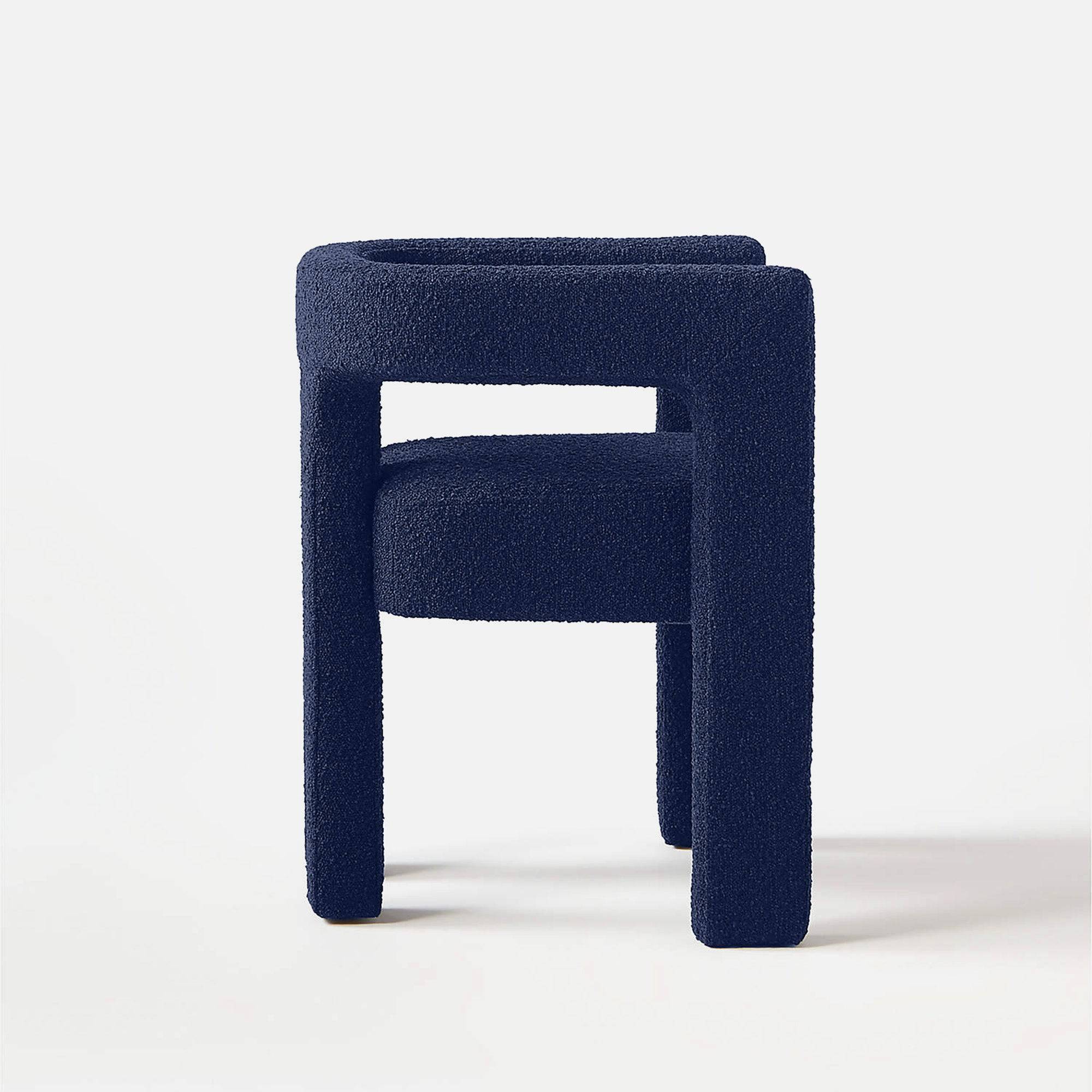 Candela Upholstered Chair - Set of Two - Oxford Blue