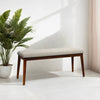 Middleton Upholstered Bench - 4 Seater - 110 cm x 38 cm x 48 cm - Sheesham