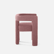 Candela Upholstered Chair - Set of Two - Rose Gold