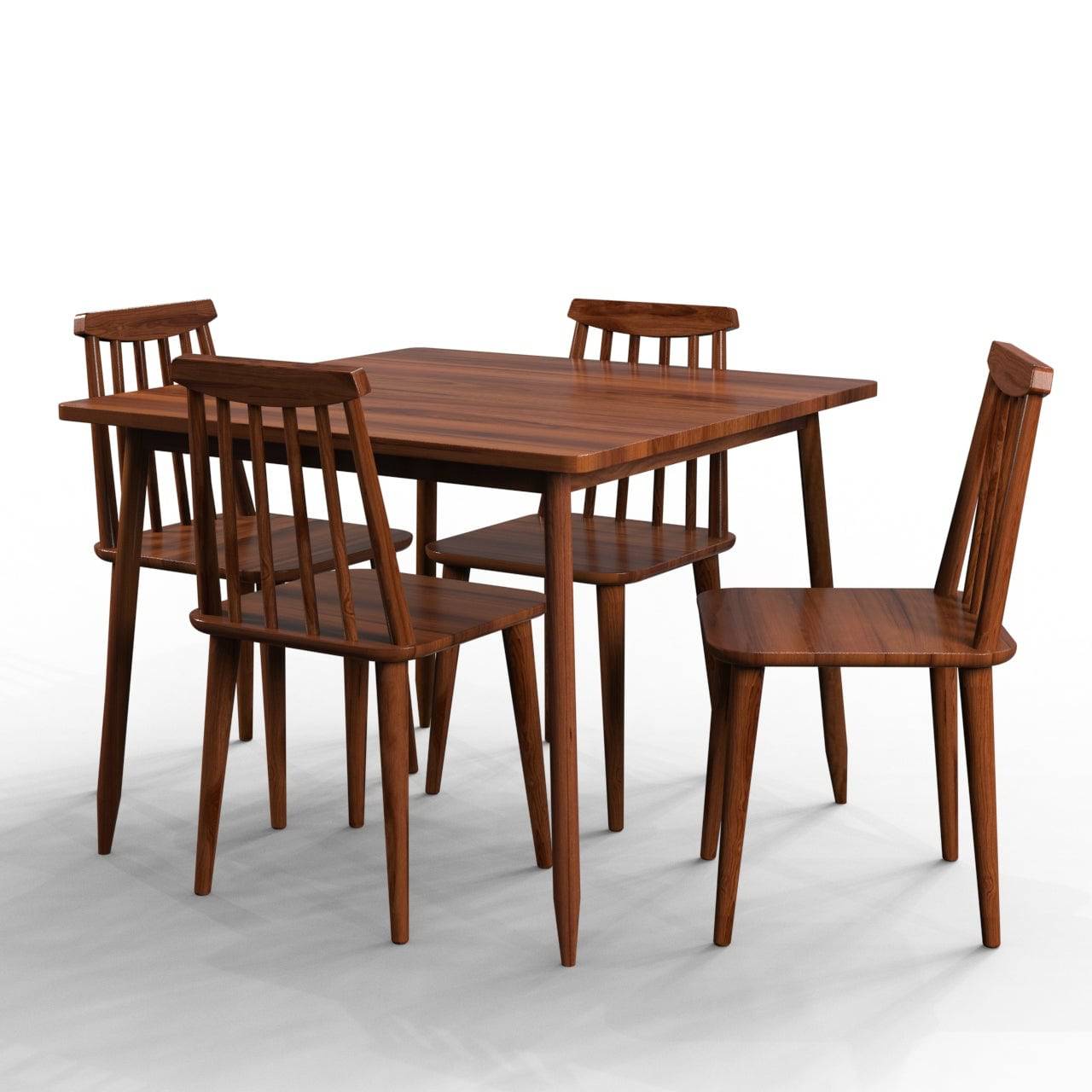 Maltby Dining Table Set - 4 Seater/100 cm