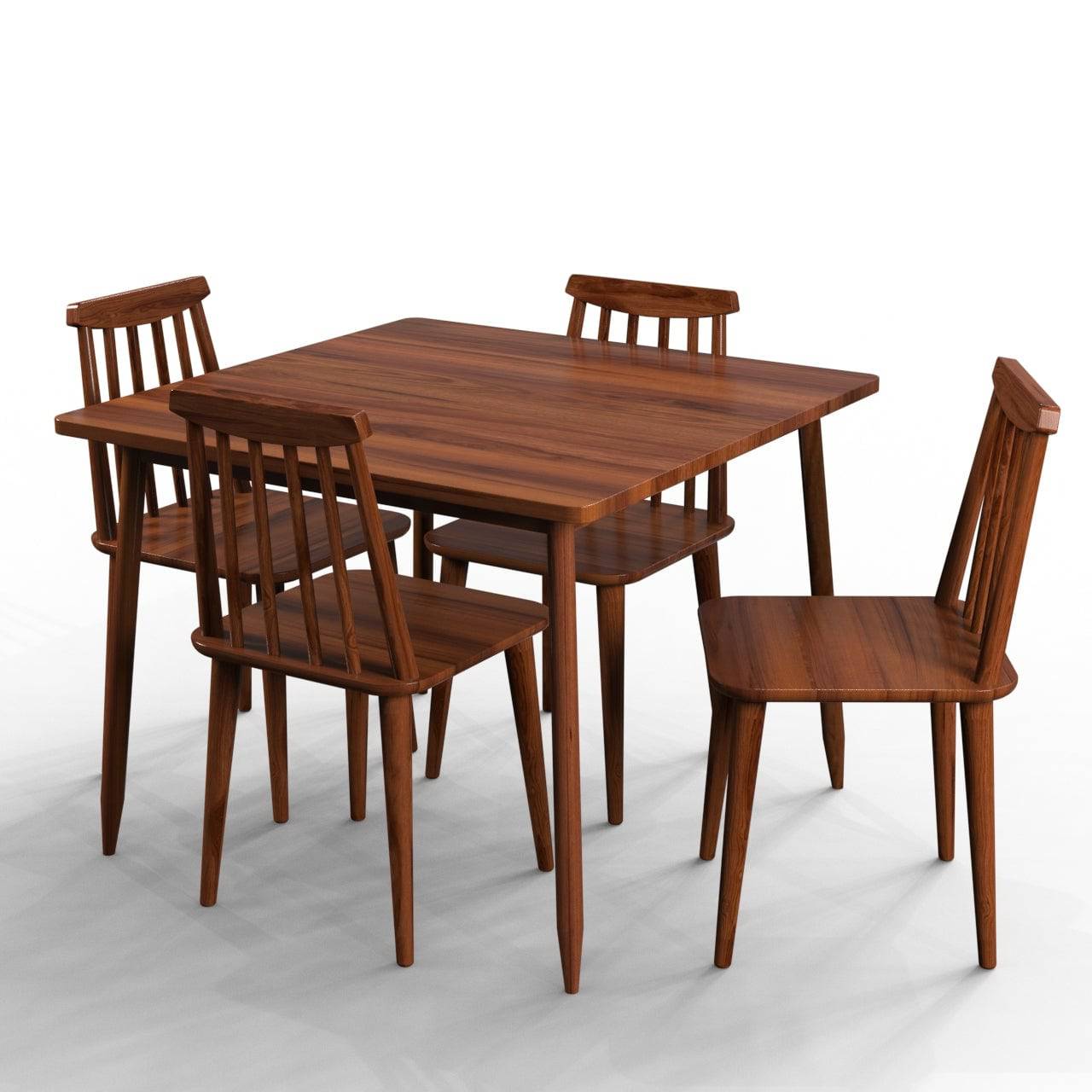 Maltby Dining Table Set - 4 Seater/100 cm