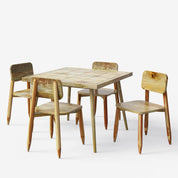 Helena Dining Table Set - 4 Seater/100 cm