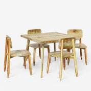 Helena Dining Table Set - 4 Seater/100 cm