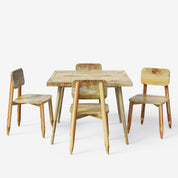 Helena Dining Table Set - 4 Seater/100 cm