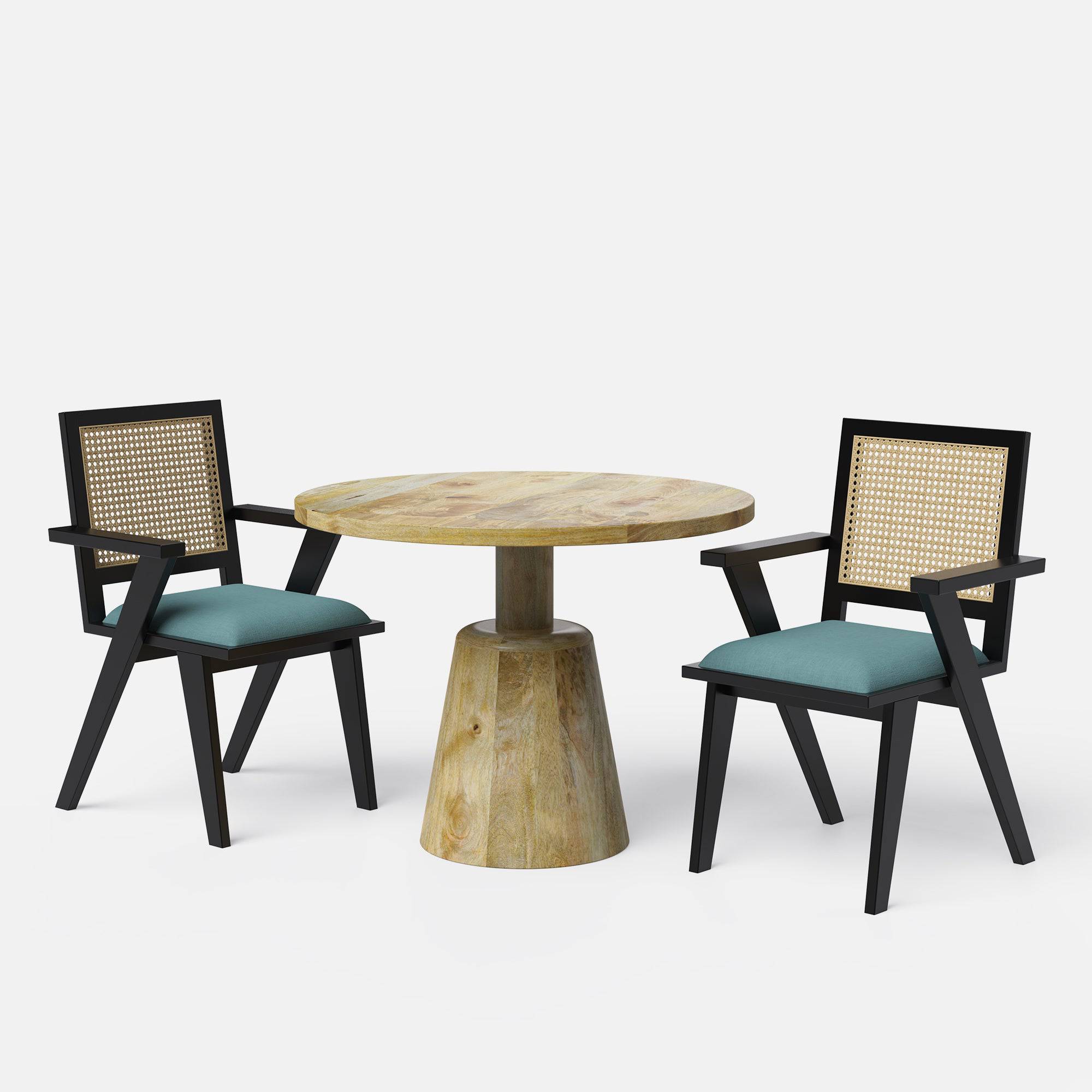 Yukon-Flora Dining Table Set - 2, 4 & 6 Seater/ All sizes