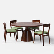 Yukon-Middleton Pro Teak Finish Dining Table Set - 4 & 6 Seater/All Sizes