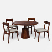 Yukon-Middleton Pro Teak Finish Dining Table Set - 4 & 6 Seater/All Sizes