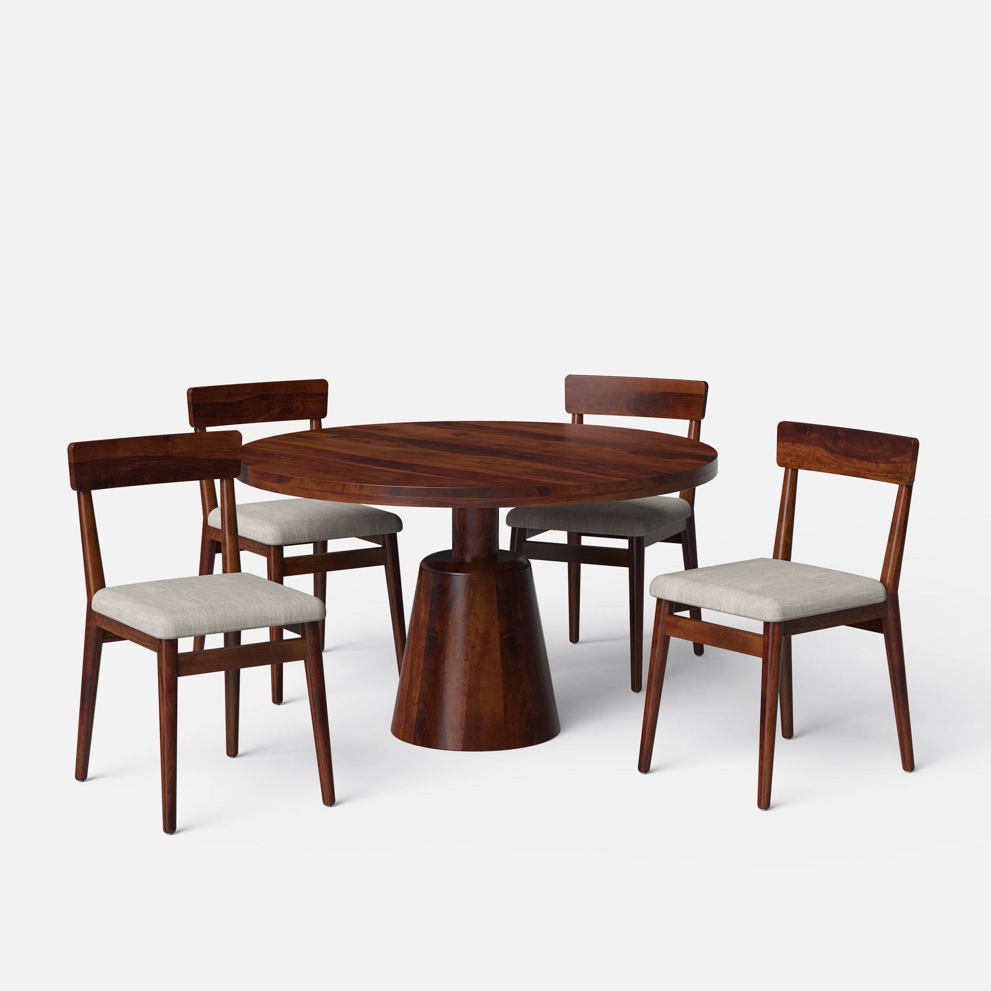 Yukon-Middleton Pro Teak Finish Dining Table Set - 4 & 6 Seater/All Sizes