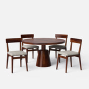 Yukon-Middleton Pro Teak Finish Dining Table Set - 4 & 6 Seater/All Sizes