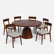 Yukon-Middleton Pro Teak Finish Dining Table Set - 4 & 6 Seater/All Sizes