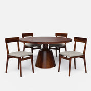 Yukon-Middleton Pro Teak Finish Dining Table Set - 4 & 6 Seater/All Sizes