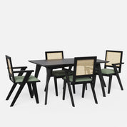 Gina-Flora Dining Table Set - 4 & 6 Seater / All Sizes